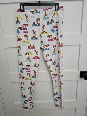 Cavalier King Charles Spaniel Leggings. Medium.